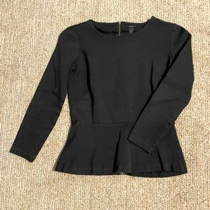J crew peplum top